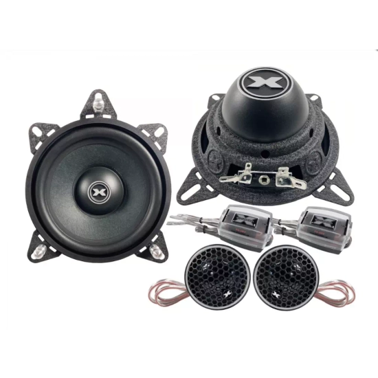 Excursion PX-4C BMW i Mercedes  2-drożny zestaw głośnikowy SQ: tweetery 26mm, woofery 100mm do niektórych BMW, Mercedesa i innych - 3ohm, 75/200W, 87d